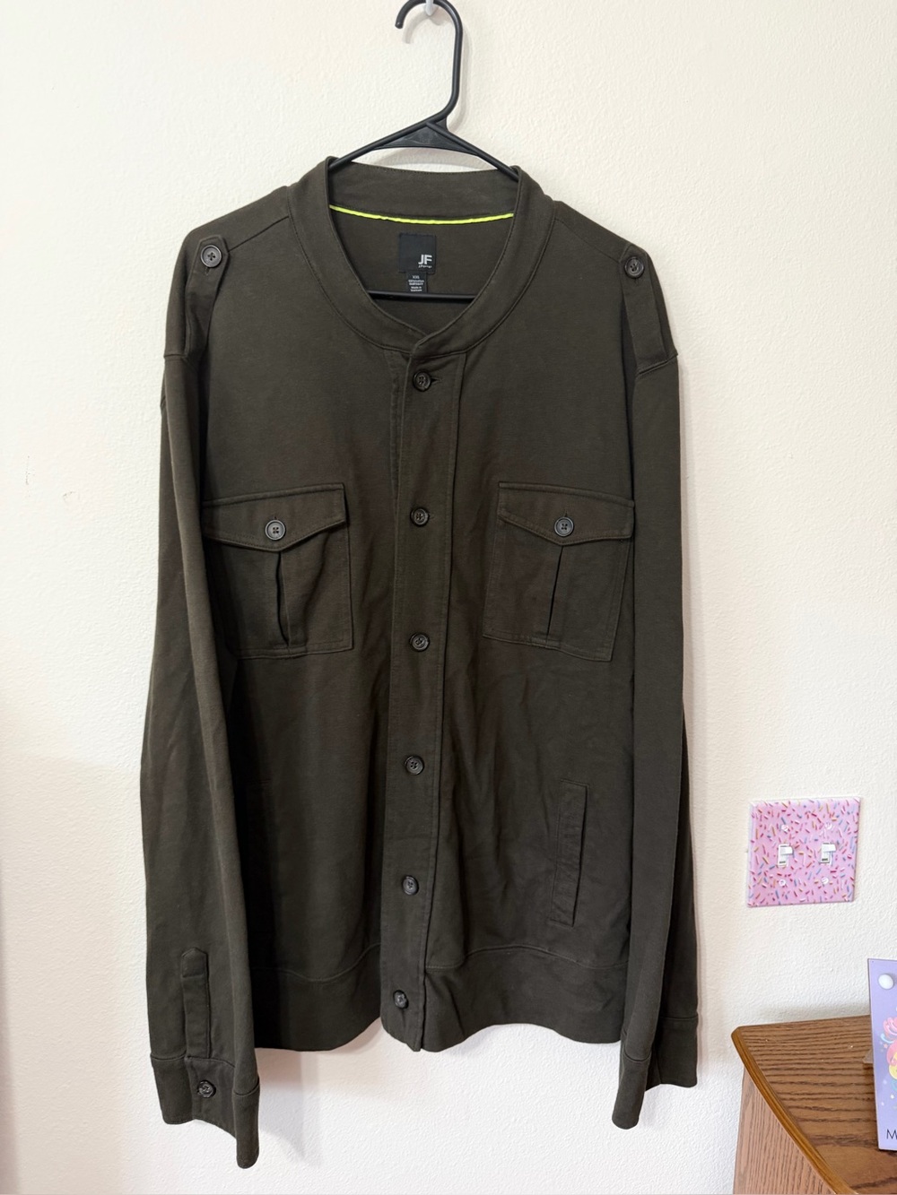 J Ferrar Military style heavy duty top size XXL